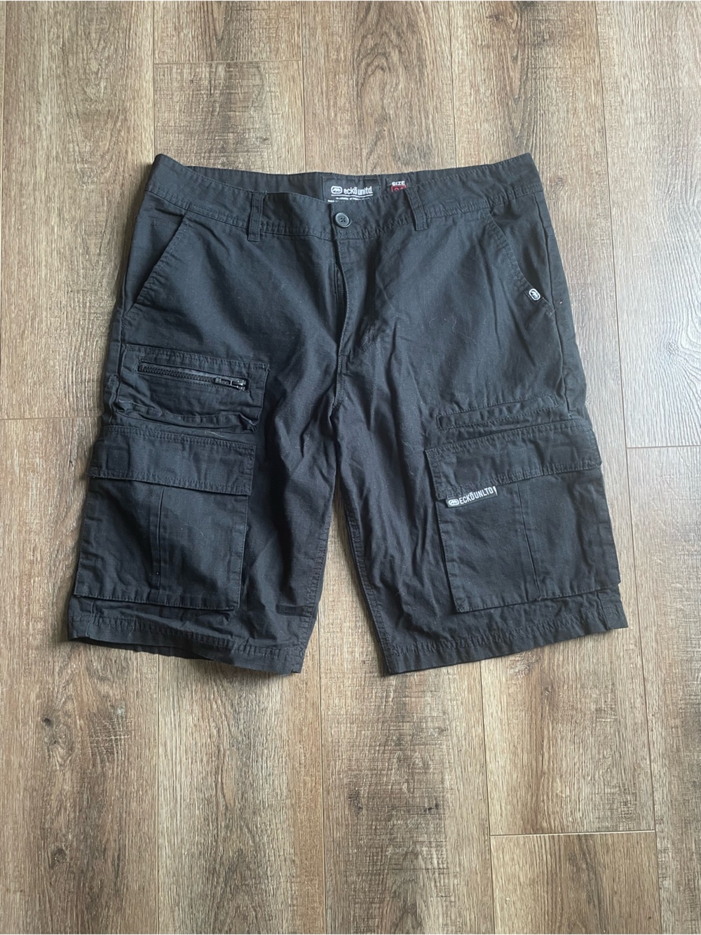 Ecko Unlimited Black Men's Cargo Shorts